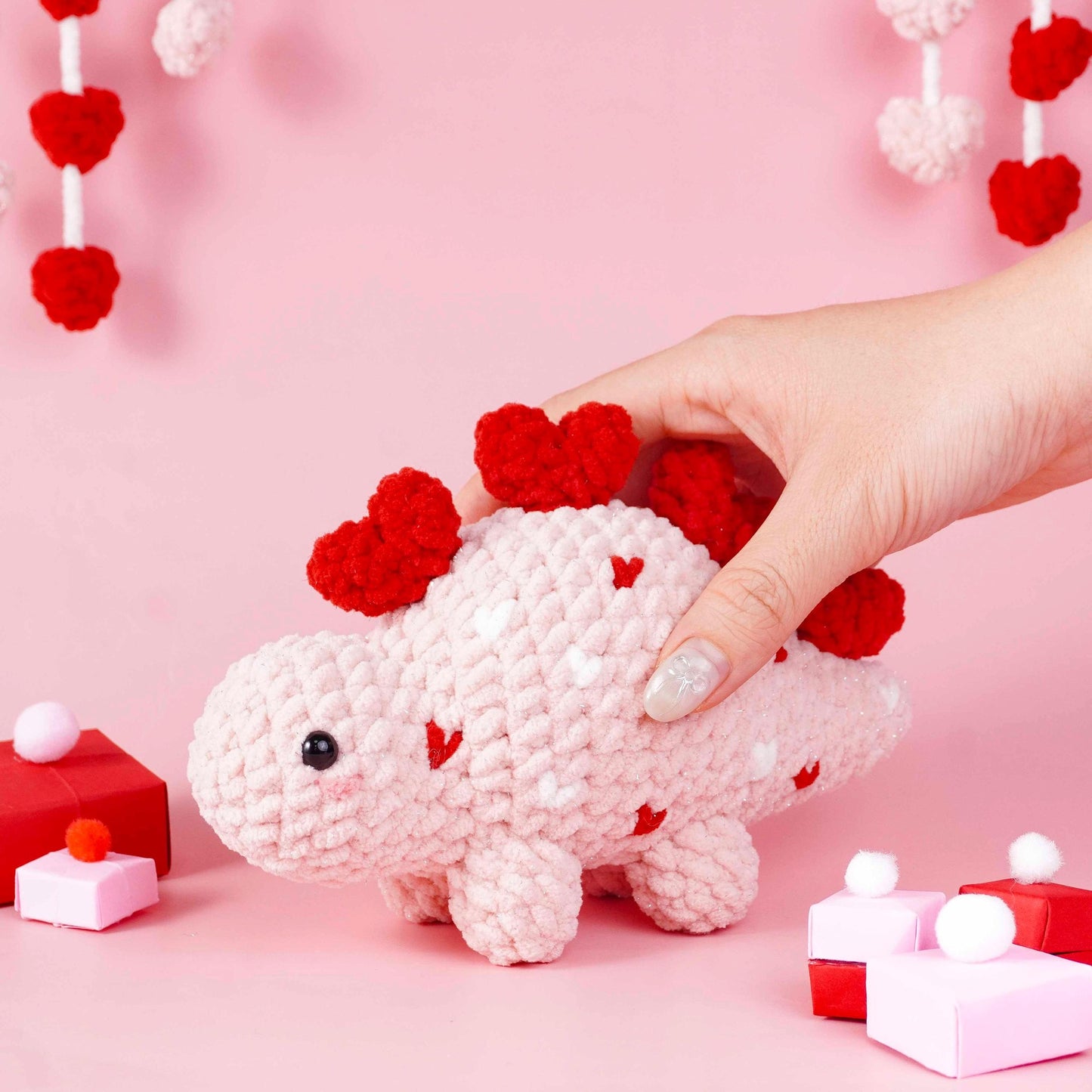Heart Stegosaurus Crochet Pattern